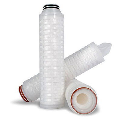 40 inch 0,1um 0,22um 0,45um PES PP pleatfilterpatronen voor kraanwater