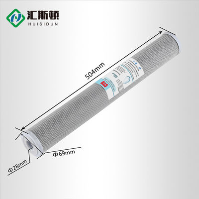 Handmatige voedingsbron 10 inch 20 inch Coconut Shell Carbon Block CTO Water Filter Cartridge