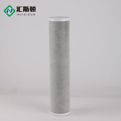 20 inch geactiveerd koolstofpigment kleurstof chemisch filtratiefilter voor het produceren van zoet water