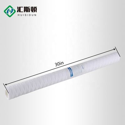 30 inch lengte 5 micron gesponnen polypropyleenfilterpatroon met drager kerncomponenten