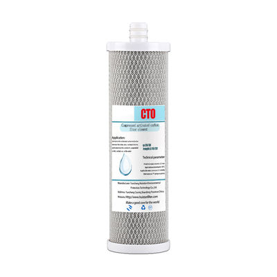 10 inch Coconut Shell geactiveerde koolstoffilter cartridge door Huiston voor pre-filtering