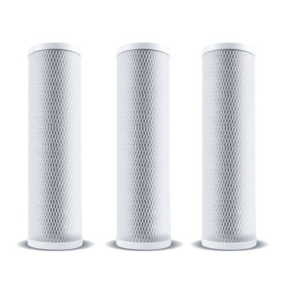 NSF gecertificeerde 10 inch CTO drinkwaterfiltratie met actieve koolstofspanning V 0